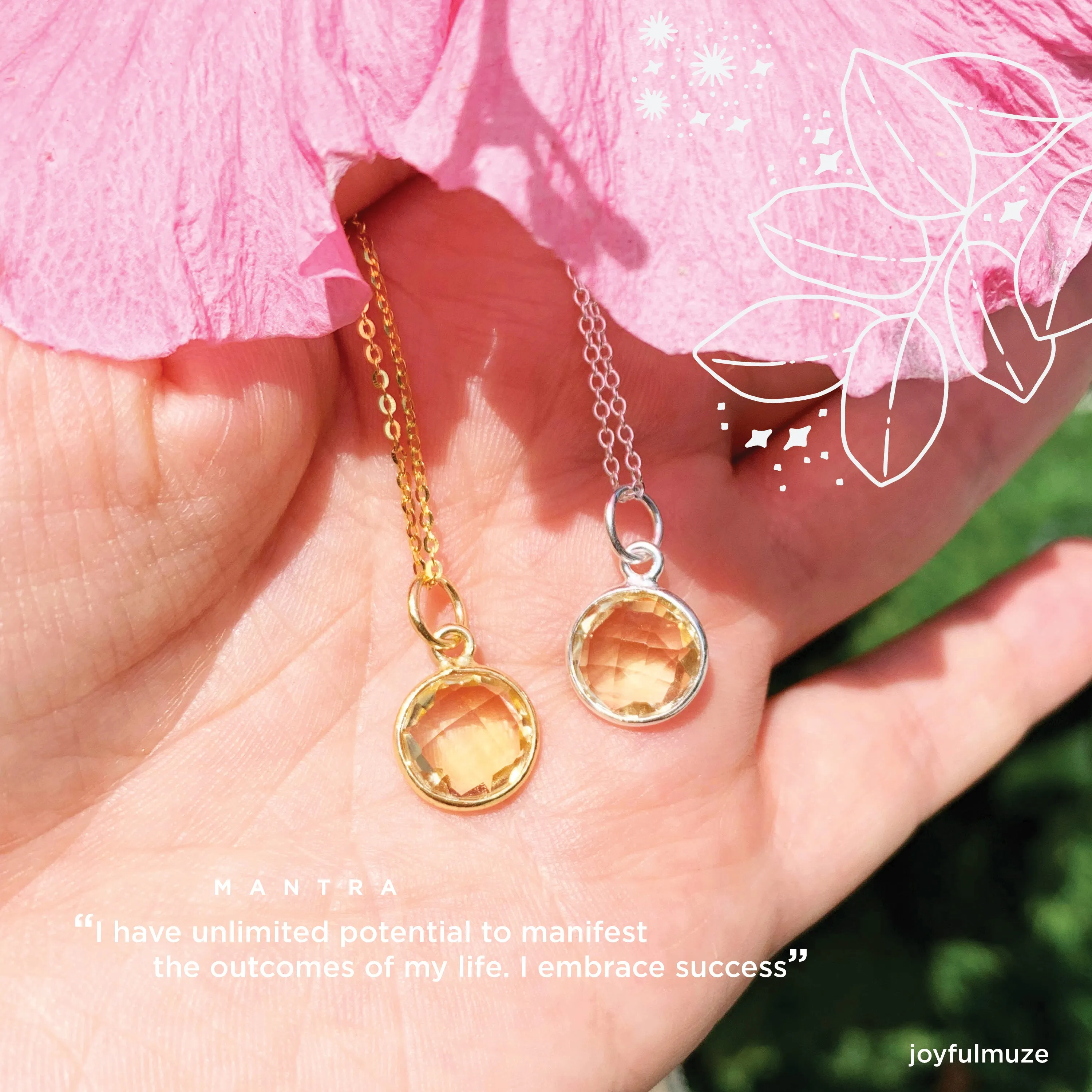 Sonya Citrine Necklace