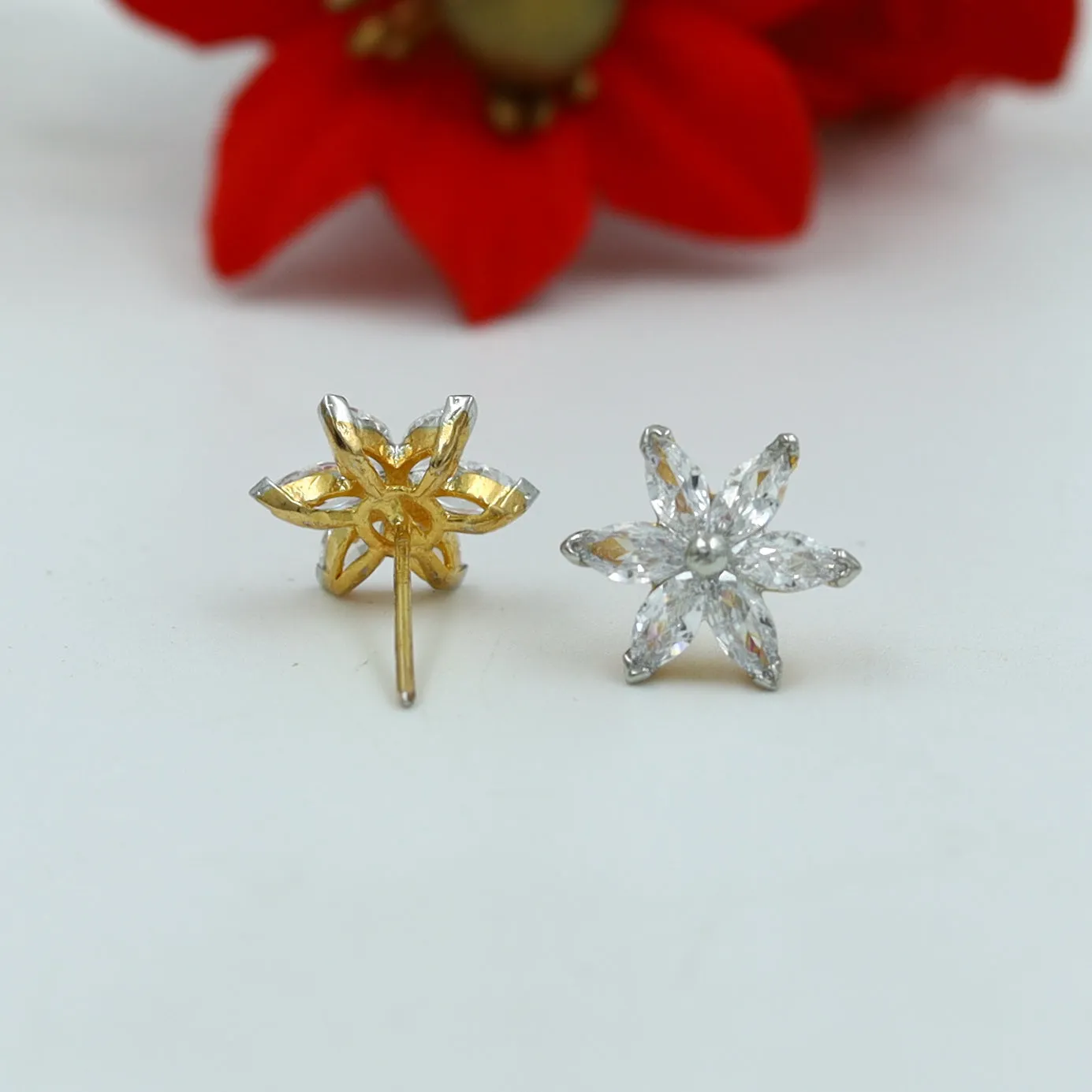 Tops/Studs Zircon/AD Earring 6150-08