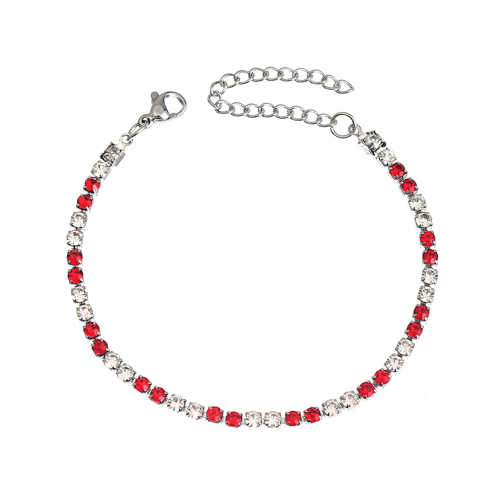 Wholesale Stainless steel zircon diamond cool style bracelet