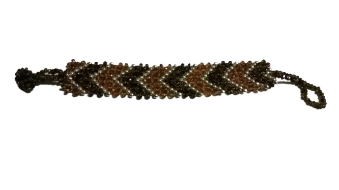 Zircon Tribal Beaded Bracelet